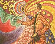 Paul Signac, Portrait of Felix Feneon, Paul Signac